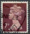 R-U / U-K (G-B) 1975 - Reine/Queen Elisabeth II, Machin 7 p, obl - YT 734 