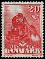 Danemark 1947 Y&T 312 obitr Locomotive