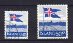 ISLANDE - 1958 - YT. 286 + 287 - 40 ans du drapeau