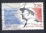  FRANCE 1989 - YT 2611 -  MARECHAL DE LATTRE DE TASSIGNY 