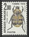 France Taxe 1982; Y&T n 107 **; 2,00F insecte coloptre