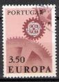 Portugal 1967; Y&T n 1008; 3.50e, Europa saumon