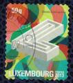 Luxembourg 2013 Oblitr Used Postocollants srie L en forme de labyrinthe