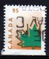 CANADA N 1629a o Y&T 1998 Feuille d'rable
