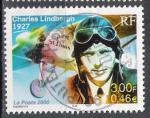 France 2000; Y&T n 3316; 3,00F (0,46) aviateur Charles Lindbergh