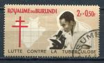 Timbre  BURUNDI  1964  Obl   N  118   Y&T  Tuberculose