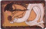 POLYNESIE Carte tlphonique n 59a "Hina embrassa l'anguille" de 1997