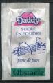 Trophe DADDY  Chantilly Juin 1993 Sachet Sucre Poudre Daddy vide