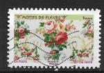 France N° 1991  motifs de fleurs roses 2021