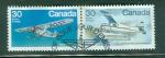 Canada 1982 YT814/815 o Transport Arien