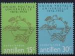 Antilles nerlandaises : n 475 et 476 x neuf avec trace de charnire, 1974