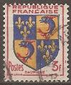 france - n 954  obliter - 1953