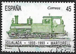 Espagne oblitr, YT 2857 train