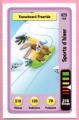 Carte Looney Tunes Auchan 2014 / N075 Sports d'hiver Snowboard Freeride