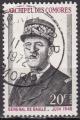 COMORES N 77 de 1971 oblitr "gnral de Gaulle"