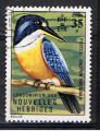 Nlles Hbrides  / 1972 / Lgende franaise / Oiseau / YT n 332 oblitr