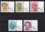 SUISSE N 909  913 o Y&T 1972 Hommes clbres (srie complte)