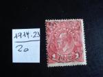 Australie - Annes 1914-23 - Srie courante Y.T. 20 - Oblitr - Used 