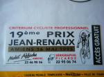AMIENS 1995 CRITERIUM CYCLISTE PRO Autocollant VELO SPORT Cyclisme