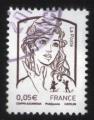 France 2013 Oblitr rond Used Marianne Ciappa et Kawena 0,05 euro Y&T 4764