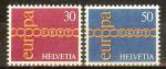 SUISSE N°882/883* (Europa 1971) - COTE 1.50 €
