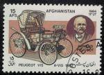 Afghanistan 1984 Transports Voiture Peugeot vis  vis et Armand Peugeot SU