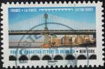 France 2017 rond Ponts et Viaducs Pont de Manhattan et pont de Brooklyn New York