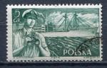 Timbre POLOGNE 1956  Obl  N 847   Y&T  Marine    