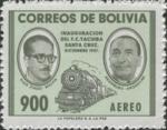 Bolivie  1987 Y&T 183 o Transport ferroviaire