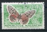Timbre Rpublique de MADAGASCAR  1960  Obl  N 342  Y&T  Papillon