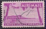 tats-unis - poste aerienne n 45  obliter - 1952