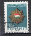 Timbre Hongrie Oblitr / Cachet Rond / 1966 / Y&T N1817