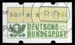 Allemagne RFA Vignette distributeur 80 Cor postal 1981