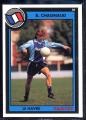 Carte PANINI Football N 195  1993   B. CHAGNAUD   Le Havre   fiche au dos