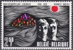 BELGIQUE 10 timbres de 1970 neufs** (2 scans)