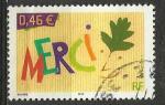 France 2003; Y&T n 3540; 0,46 timbre de messages; Merci