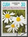 Timbre oblitr n 3360(Yvert) Cuba 1994 - Plantes mdicinales, camomille