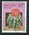 Timbre Rpublique Socialiste du VIETNAM 1987 Obl N 796  Y&T  Cactus