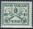 Vatican - 1929 - Y & T n 27 - MH