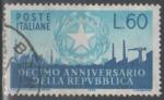 Italie 1956 - Rpublique 60 L.