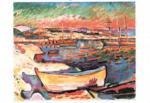 Georges Braque : "Bateaux sur la plage", 1906, Muse des Arts   Los Angels