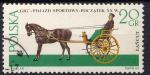 TIMBRE POLOGNE Obl  Transport Divers Personnage Faune Chevaux