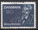 EUDK - 1971 - Yvert n 529 -  100 ans premire confrence G. Brandes (crivain)