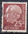ALLEMAGNE FEDERALE N 69A o Y&T 1953-1954 Prsident Thodore Heuss