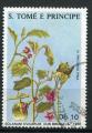 Timbre S. TOME THOME & PRINCIPE 1988 Obl N 907 Y&T Fleurs