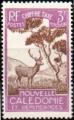 Nlle-Caldonie 1928 - Timbre-taxe/Due stamp, Cerf & niaouli, 3 F - YT T 38 *