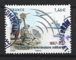 2017 FRANCE 5172 oblitr, cachet rond, transmissions militaires