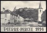 CPM REPRODUCTION  LA PIERRE PERCEE en 1914