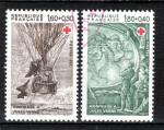 FRANCE 1976 CROIX ROUGE  N °2025 1910  1911  timbresoblitérés  M N H  LE SCAN 