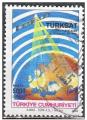 TURQUIE N 2759 de 1994 oblitr TB "Turksat, satellite de communication turc"